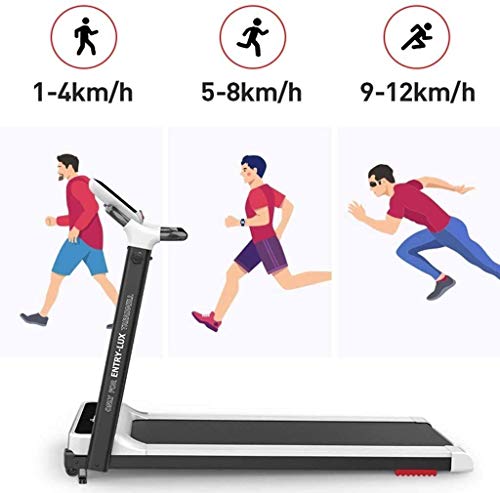 Caminadora eléctrica plegable con pantalla LED táctil grande miniatura 6