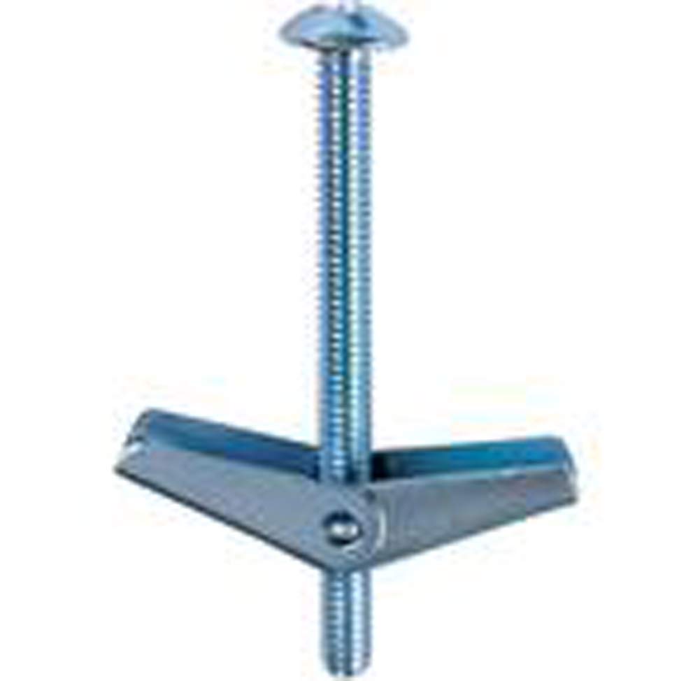 L.H. Dottie TBC83 Toggle Bolt, Mushroom Head, 1/8-Inch Diameter by 3-Inch Length, Zinc Plated, 50-Pack