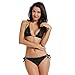 Produktbild AIMILUX Bikini zum Schnüren,Gold Stars Seamless Pattern Hand gezeichnet,Frauen Badeanzug Low Rise Skinny(S)