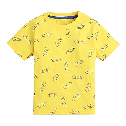 Image of Hopscotch Boy's Cotton Regular Fit T-Shirt