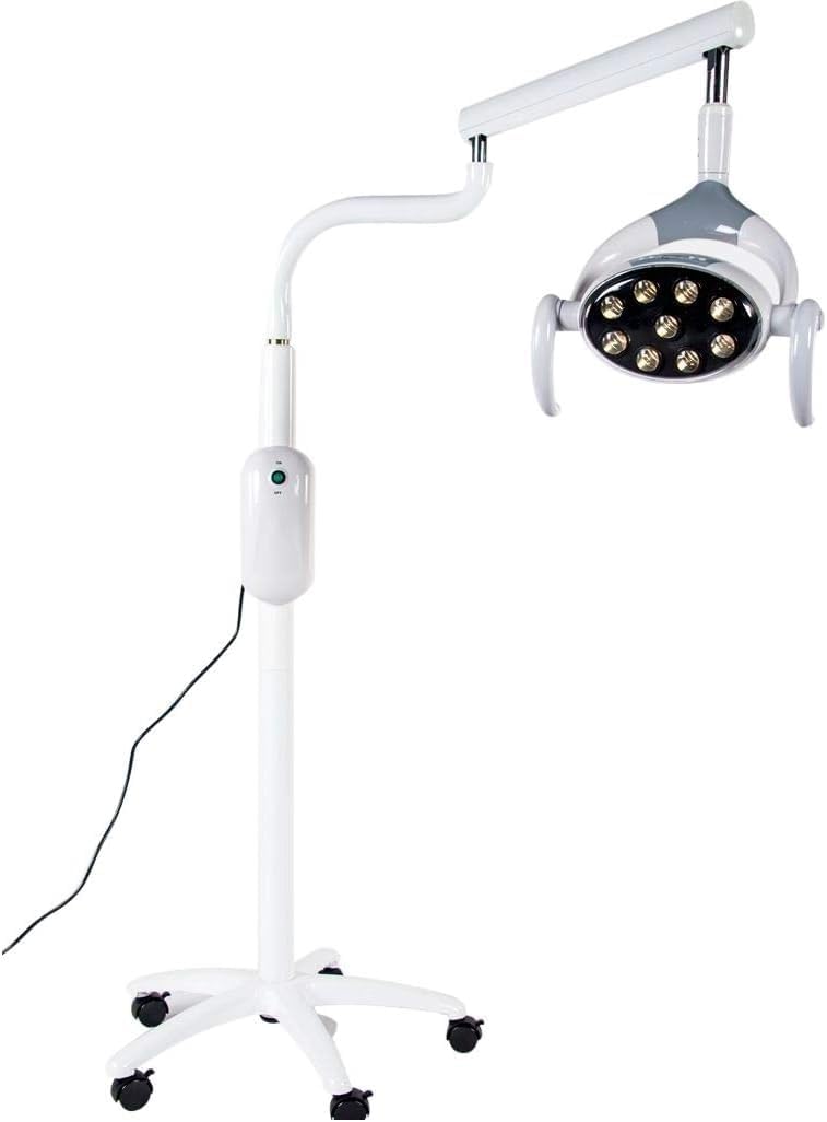 28W Dental LED Oral Light Floor Type Lamp for Office with 9 LED Bulb