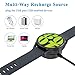 2 Pack USB C Watch Charger Cable Compatible with Samsung Galaxy Watch 6 Classic/6/5 Pro/5/4 Classic/4/3/Active 2/1, Wireless Magnetic Charging Dock Car Charger Cord (Black 3.3 ft/1M)