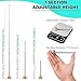 Golf Alignment Rods, 7 Length Adjustments - Golf Alignment Stick Corrector Lie Angle Tool, Golf Swing Training Aids Aiming Stick - Golf Club Face Aim, Visualize and Align Your Golf Shot (Golden)