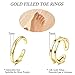 IRONBOX 14K Gold Filled Toe Rings for Women Simple Open Band Toe Ring Adjustable Toe Rings
