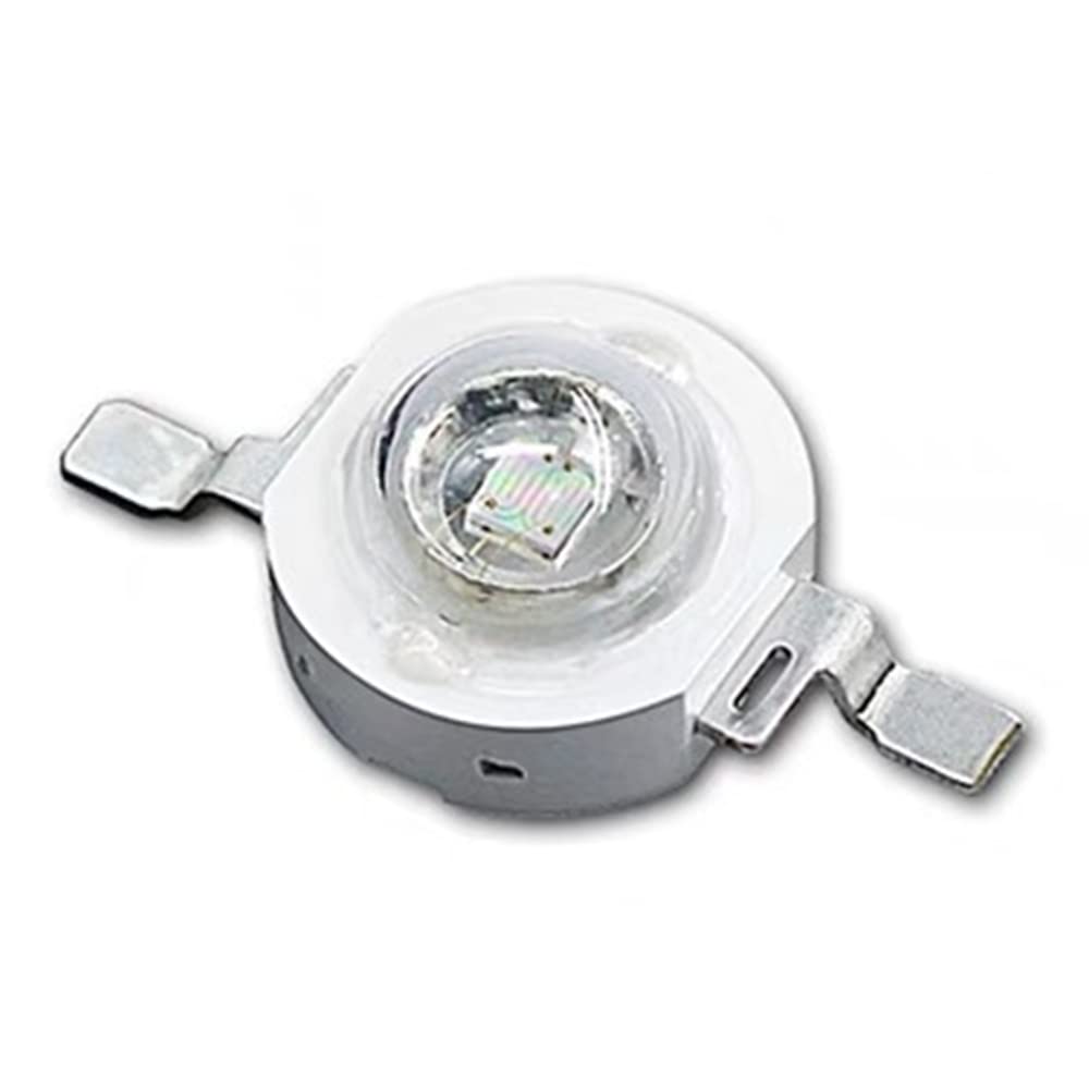10 Pezzi LED COB 3W Giallo 590-595nm Su PCB In Alluminio - Super Luminosi Per Illuminazione Fai Da Te - 3