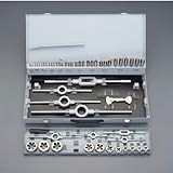 エスコ (Esco) タップダイスセット HSS/ISO M3-M20/54個組 EA829VE-3