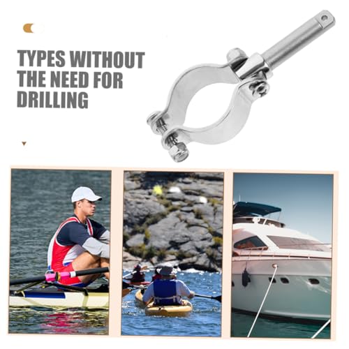 Soportes ajustables para kayak y canoa accesorios de montaje de palas acero 5