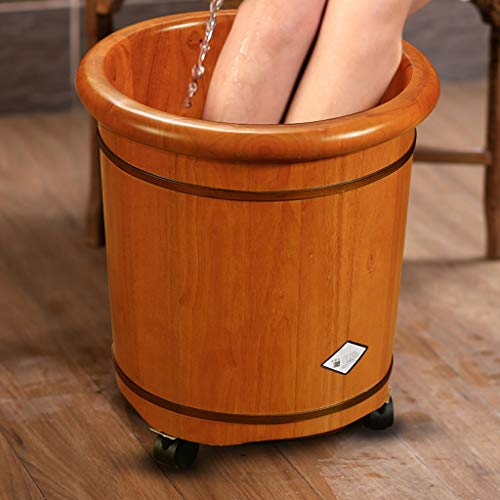 Spa de pies de madera BABYCE, tamaño grande, color maroon miniatura 2