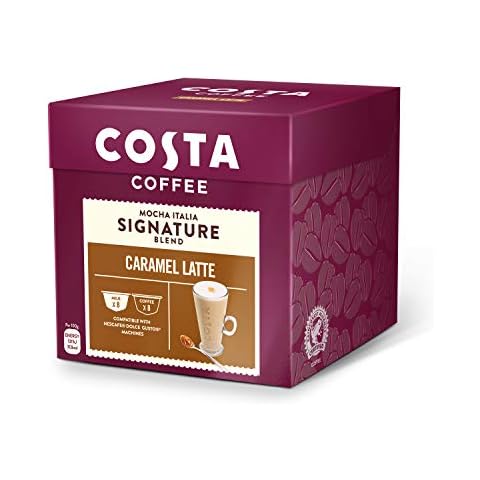COSTA COFFEE Nescafe, Dolce Gusto, Compatible Espresso Pods, Short & Intense Flavour, 48 Count Cover