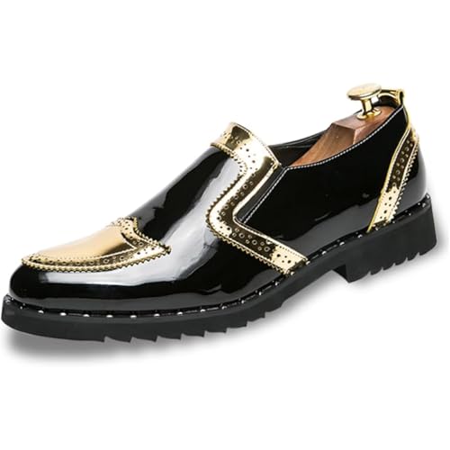 Men's Business Loafers Oxford Style Slip-On Wedding Driving Shoes