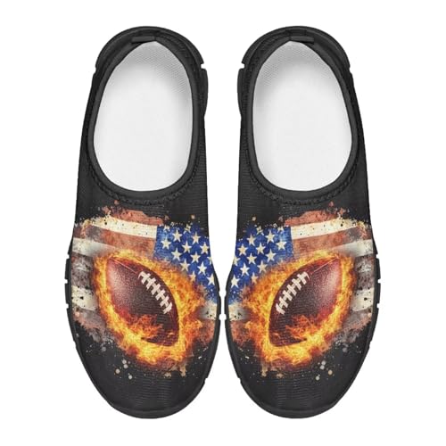 Kids Slip On Shoes Casual Shoes Sport Themed Tennis Shoes for Girls