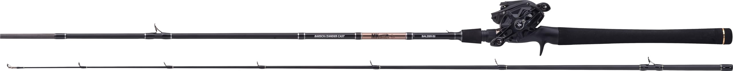 Balzer MK Adventure IM-6 Barsch/Zander Cast, 2,10m, 5-28g Angelset Rute Rolle Schnur