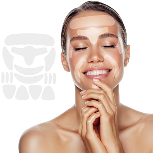 Rinycwa Face Wrinkle Patches 160 pcs – for Forehead Lines, Frown Areas, Smile Creases & Fine Signs – Overnight Anti-Aging Facial Stickers to Smooth Skin, Safe & Gentle for All Skin Types
