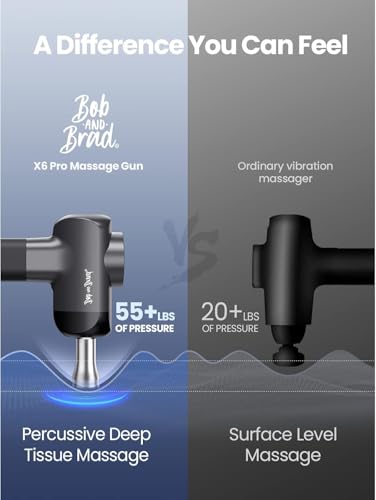 BOB AND BRAD X6 Ultra Massage Gun with Heat and Infrared Light — view 8