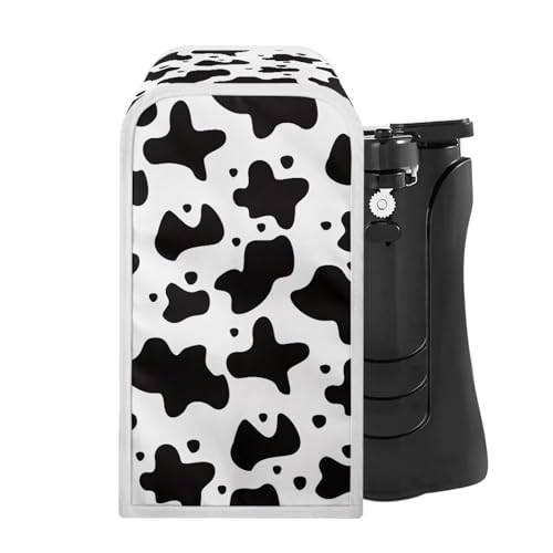 Oamsistay Cow Print Electric Can Opener Cover Electric Appliance Cover Multi-functional Can Protector Dust Cover Can Opener Covers for Home Kitchen Decoration