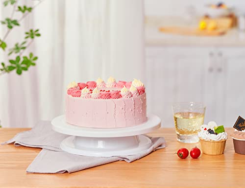 Kootek Cake Decorating Kit Baking Supplies Cake Turntable With 2 Frosting Straight Angled Spatula 3 Icing Smoother Scrapers Baking Accessories Tools For Beginners And Pros #TOP6