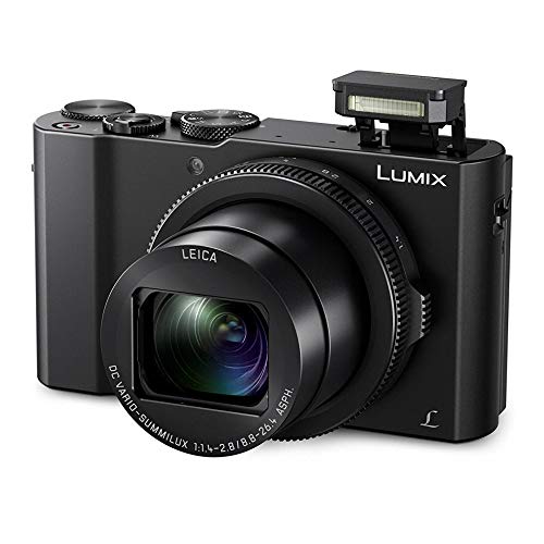 Image of Panasonic LUMIX LX10 4K 20.1MP Digital Camera with Leica 24-72mm Lens (Black), 64GB SD Card, and Camera Case Bundle