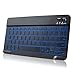 Produktbild HOTLIFE Bluetooth Tastatur,QWERTZ Deutsche Wireless Tastatur mit 7 Farben Hinterleuchtet Ultraleicht Tragbare Kabellose Tastatur,Tablet Tastatur,PC Tastatur Kompatibel mit Android Windows IOS