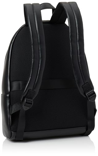 Armani Exchange A｜X Men's Backpack with Oversized Stacked AX Logo, Black, One Size2