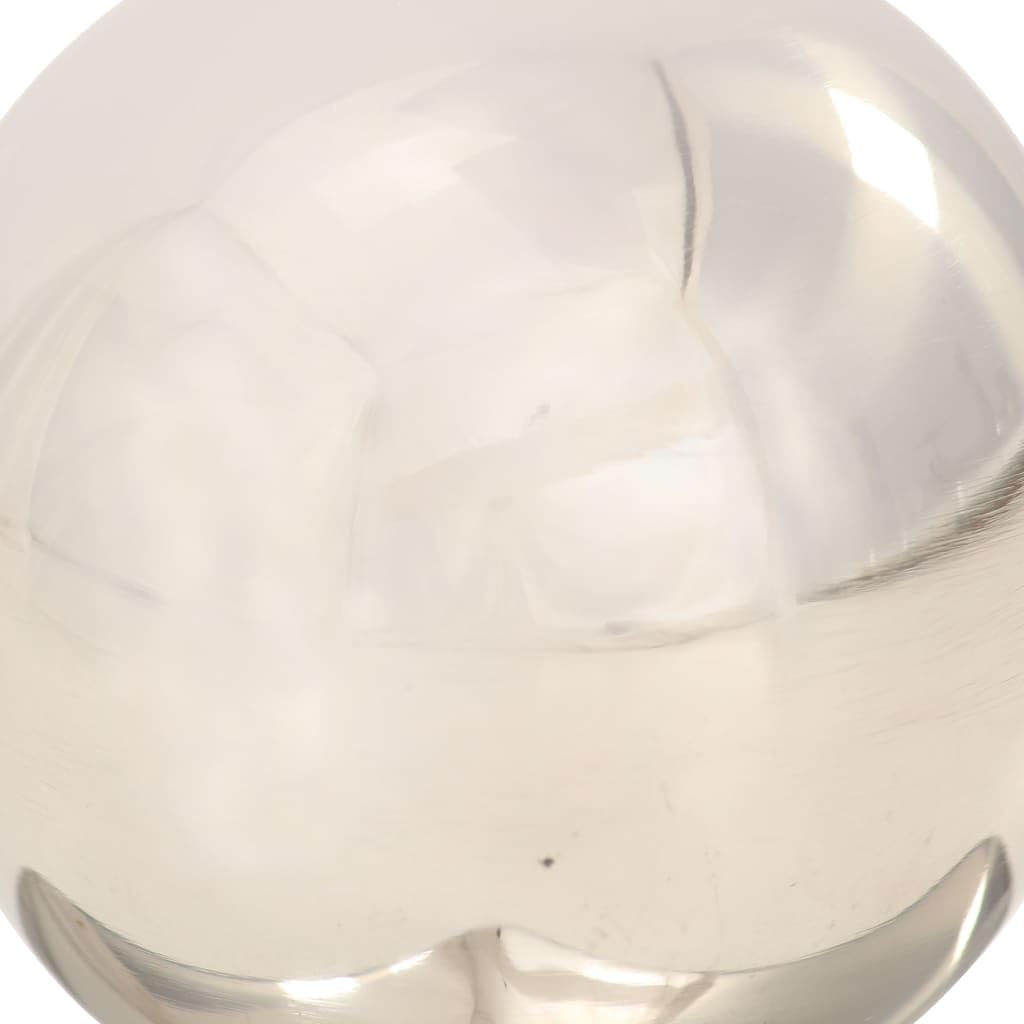 Nakrętki na słupki, kulisty kształt ze stali nierdzewnej, 6 sztuk, 95 x 95 mm, do słupków ogrodzeniowych 91 mm, kwadratowe, odporne na warunki atmosferyczne, nierdzewne, ochrona i stylowa