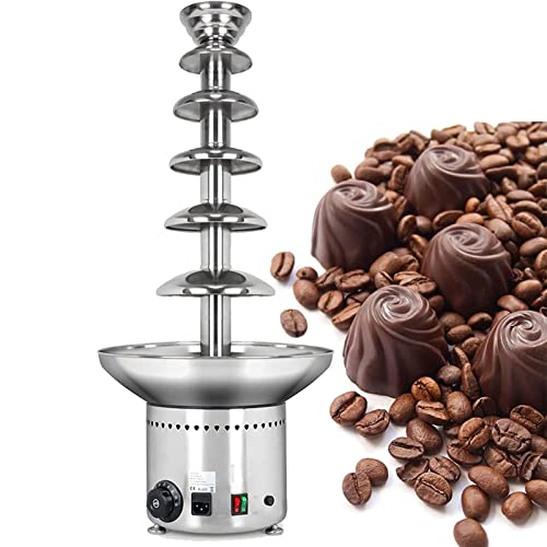 Máquina para derretir chocolate con 6 niveles de acero inoxidable