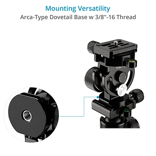 PROAIM SnapRig TwoWay Tilt Monopod Head for Camera & Heavy Lenses
