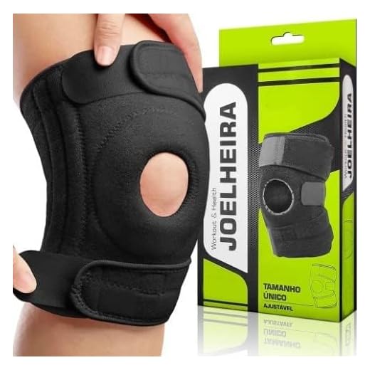 Joelheira Compressão Ortopédica Articulada Patelar Reforçada - Faixa Ajustável Bilateral