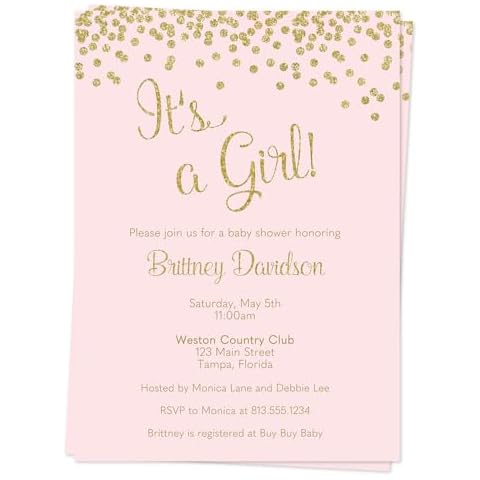 The Invite Lady Baby Shower Invitations Cover