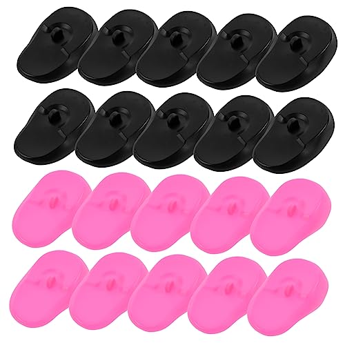 TOVINANNA Hair Coloring Ear Protectors 10 Pairs Silicone Ear Muffs Hair Dyeing Earmuffs
