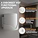 Bangcheer-Wall Mount for TP-Link, Deco X10 X20 X60 X50 X55 WiFi 6 Wall Mount Bracket with Cable Organizer Home Mesh WiFi System, Sturdy Bracket Holder Space Saving TP-Link Router Wall Holder(1Pack)