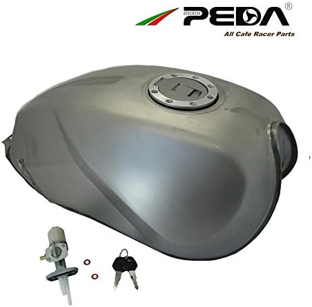 PEDA 12L 3.2 Gallon Cafe Racer Tank Motorcycle Vintage Fuel Gas Can Retro Petrol Tanks For SUZUKI GS125 250