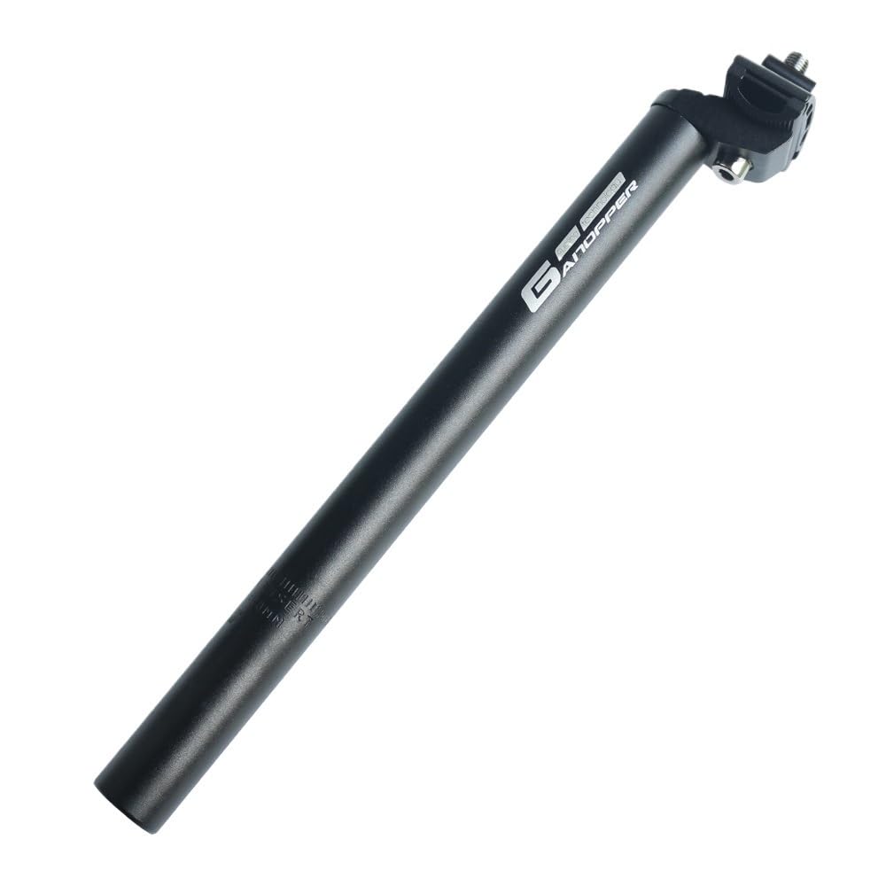 JIASHUNHE Bike Seat Post Bicycle Seatpost 25.4 27.2 28.6 30.9 31. 350/450mm Long Fixed Gear MTB Mountain Road Bike Extension Seat Post Tube Saddle Pole(27.2X 350mm)