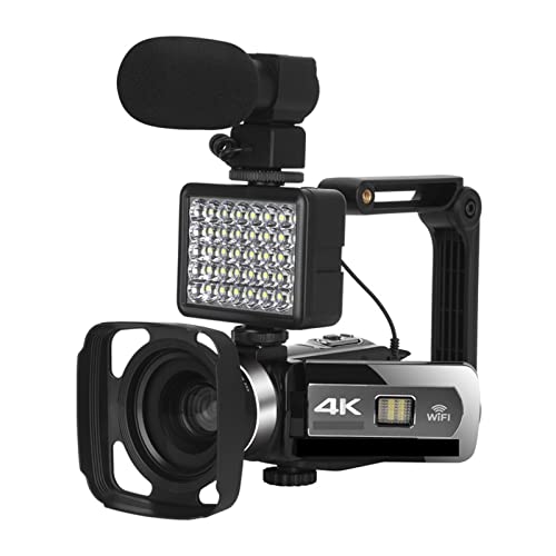 Caméscope 4K enregistreur vidéo numérique de vlog avec zoom 18X et autofocus