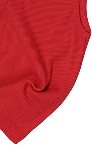 Image of ToBeInStyle Kids Boys Girls Soft Lightweight Jersey Scoop Neck Tank Top