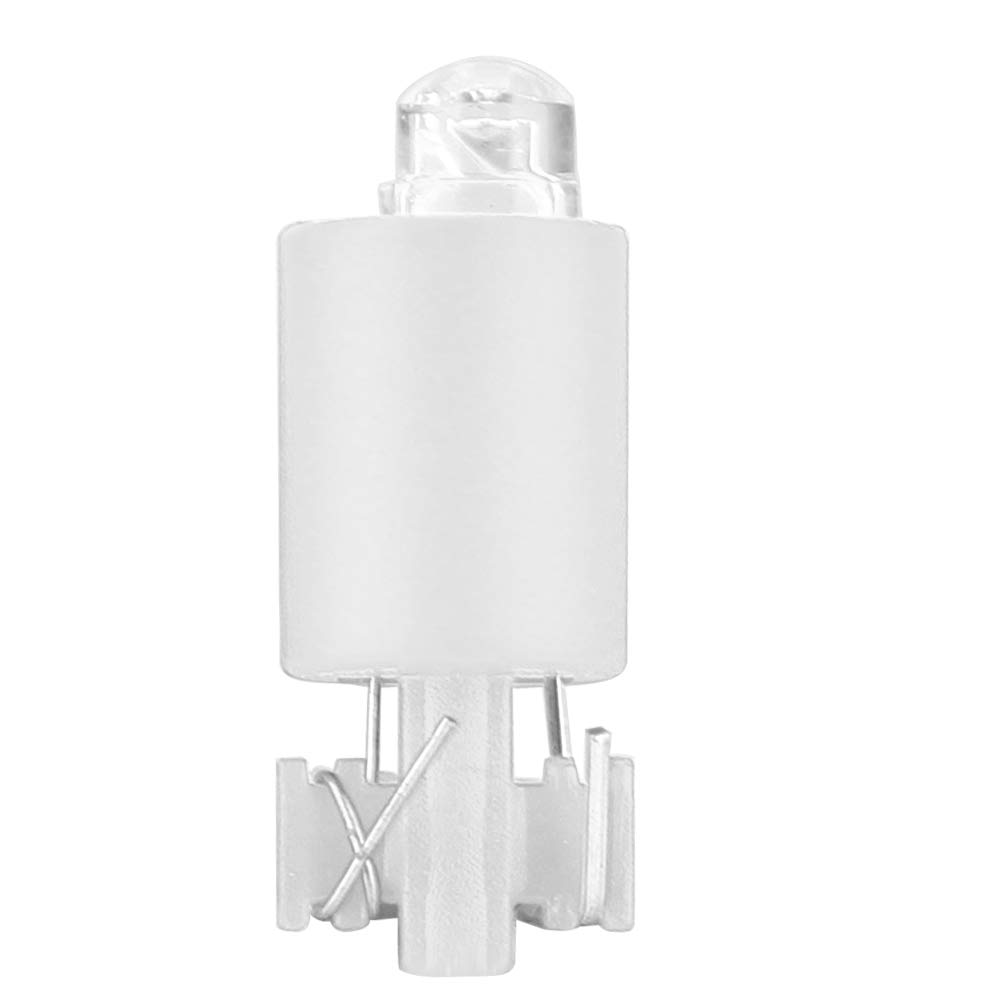 Bouton D'arcade, Accessoires de Bouton de Commutateur de Bouton de Jeu Vidéo D'arcade 10PCS avec la Lumière de LED, Résistance à l'usure Forte, équipée avec la Précision (Blanc)