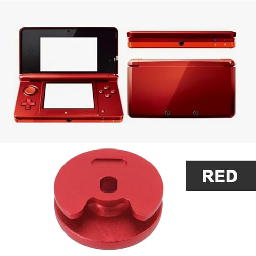 Image of 1pc Joystick Cap Metal Buttons Replacement Thumb Pad Cap Analog Compatible with Nintendo New 3DS 2DS XL LL Red Metal Thumbstick Grip