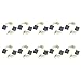 Aexit 10 Pcs Electrical equipment Spring Type Electric Drill Motor Carbon Brushes 43/64