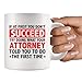 If At First You Don't Succeed Try Doing What You Attorney Told You To Do The First Time Lawyer Gifts Ceramic Mug 11 oz White 11 oz
