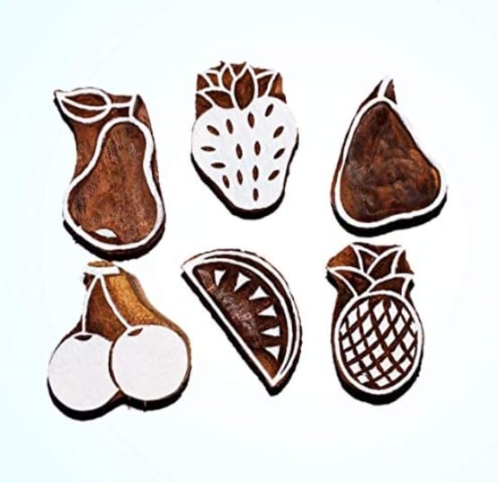 A Block Arts Various Fruits Design Wood Stamp, brown (B07X99TQCQ) Amazon Price History, Amazon Price Tracker