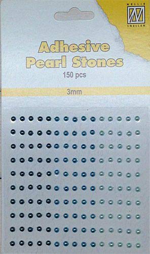 Nellie Snellen Choice Adhesive perles 3 mm Blue  Aqua
