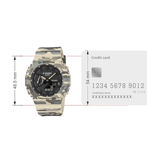 Image of Casio G-Shock GA-2100CM-5ADR Analog-Digital Camouflage Watch Men (G1793)