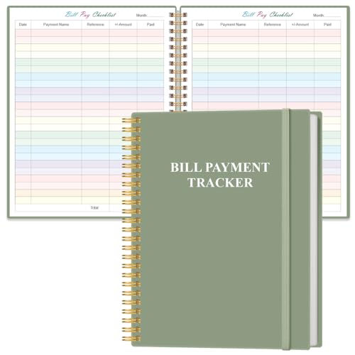 Bill Tracker Notebook - Monthly Bill Organizer & Planner for