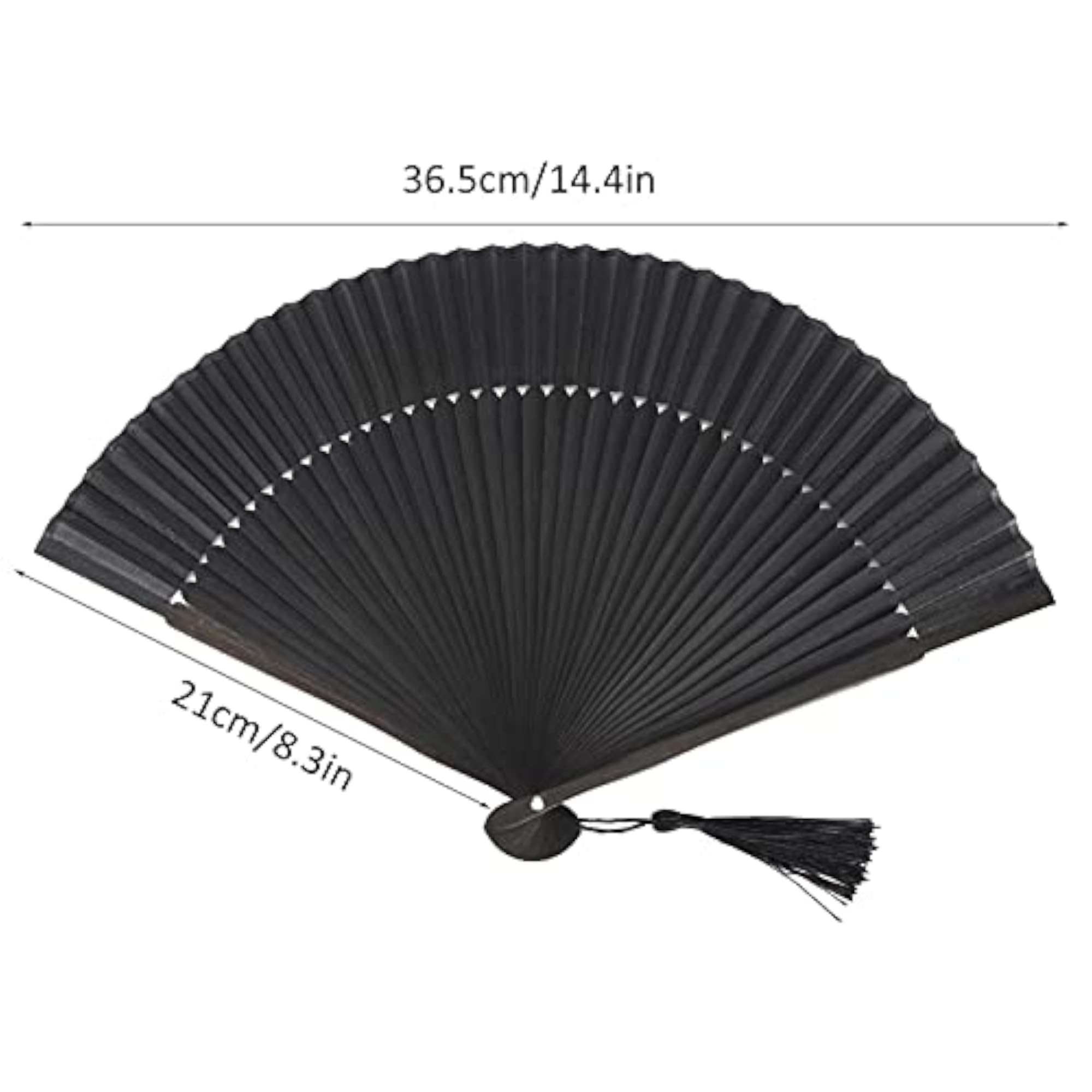 Folding Fan with Sleeve and Tassel, Exquisite Design