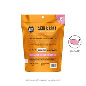 Bixbi Pores and Skin  Coat Help Salmon Jerky Canine Treats 4 Oz  Usa Made Grain Free Canine Treats  Antioxidant Wealthy to Help Shiny Full Bodied Coats  Excessive in Protein Complete Meals Vitamin No Fillers  Cucciolini Doodles Bixbi pores and skin  coat help salmon jerky canine treats 4 oz  usa made grain free canine treats  antioxidant wealthy to help shiny full bodied coats  excessive in protein complete meals vitamin no fillers   cucciolini doodles