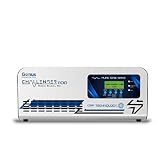 Genus Challenger 1100 | Modern Pure Sine Wave Home Inverter UPS with Dual LCD & LED Display Including A Unique Battery Revival Mode,Silver