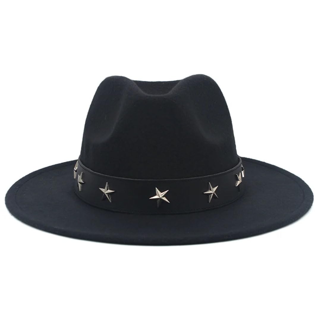 Cappello Panama da uomo e da donna, cappello da sole a tesa larga, stile street style, classico, da viaggio, jazz, feste, retrò, fedora