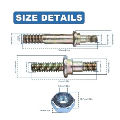 Kit frein de chaîne avec boulons pour réparer tronçonneuse MS290 MS310 - 3