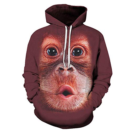Preisvergleich Produktbild CHXFit Unisex Anime 3D-Hoodies lustig drucken Street Wear Casual Sweatshirt