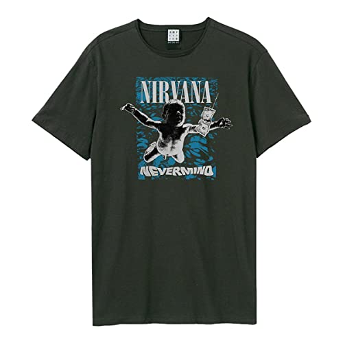 T-shirt Nirvana Nevermind Charcoal parfait pour vos concerts et festivals rock