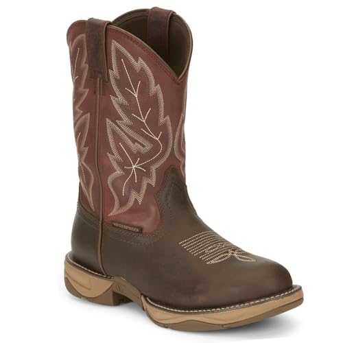 Tony Lama Mens Mankato 11 Inch Waterproof Work/Duty - Brown - Size 10.5 2E2